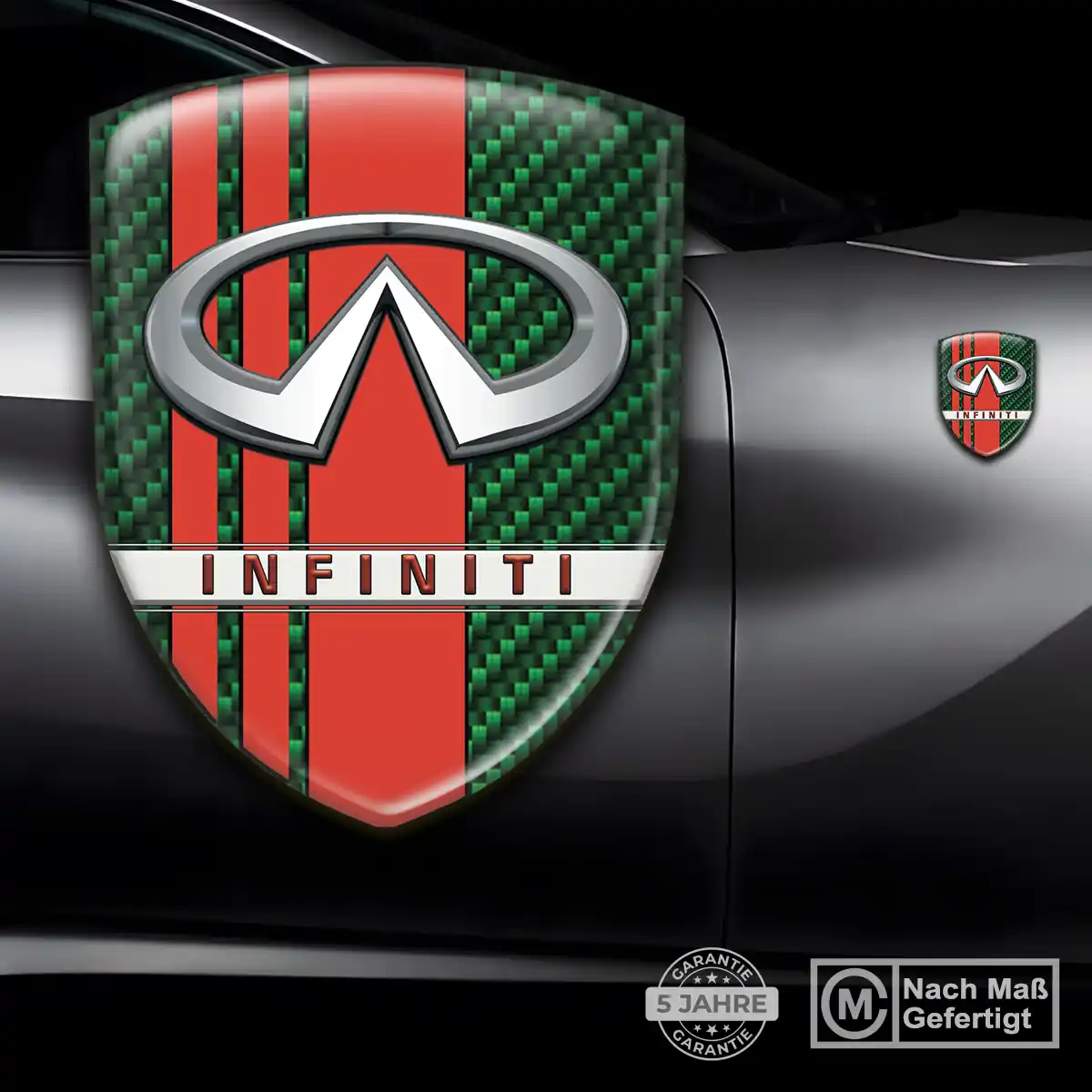 Infiniti 3D Gel Aufkleber Limitierte Auflage