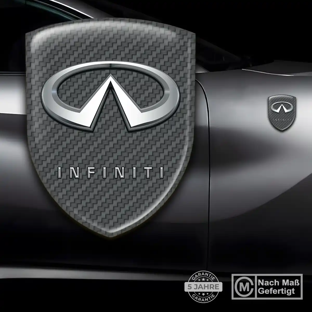 Infiniti 3D Gel Aufkleber Markenedition