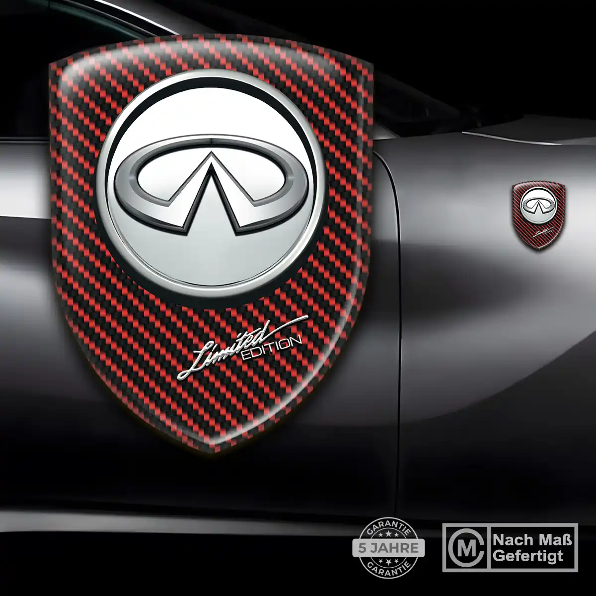 Infiniti 3D Gel Aufkleber Premium-Edition
