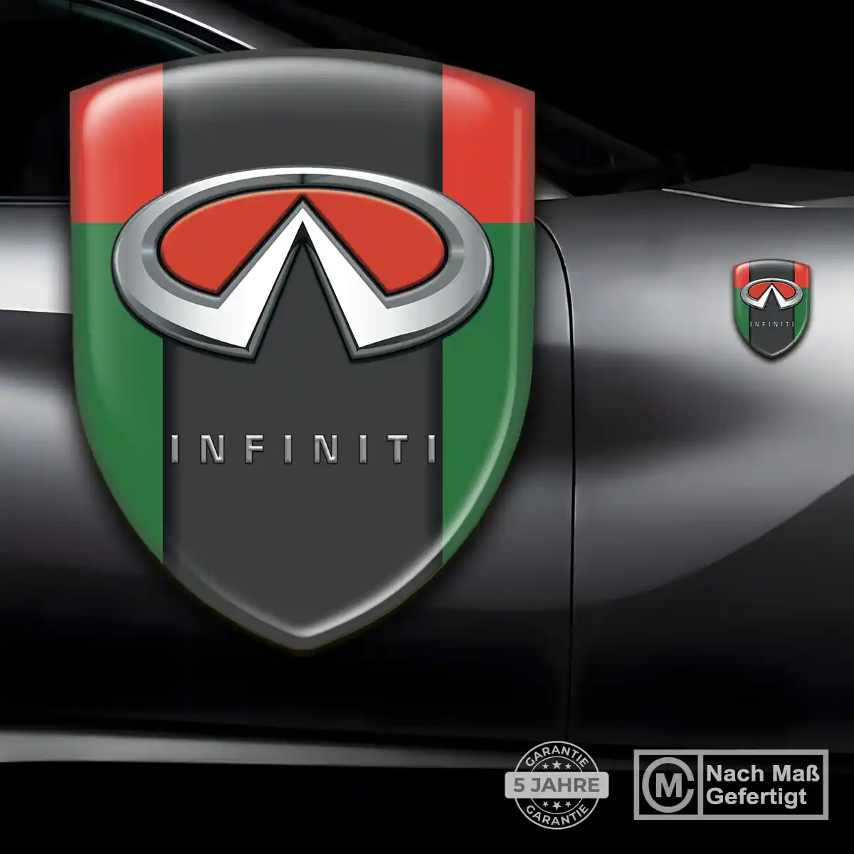 Infiniti 3D Gel Aufkleber Premiumqualität