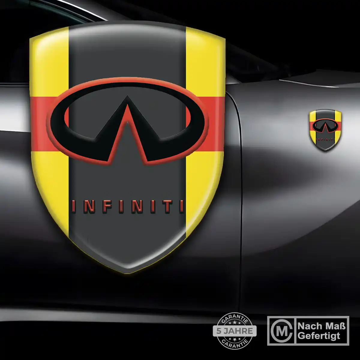 Infiniti 3D Gel Aufkleber Silikon Auto Elegantes Design