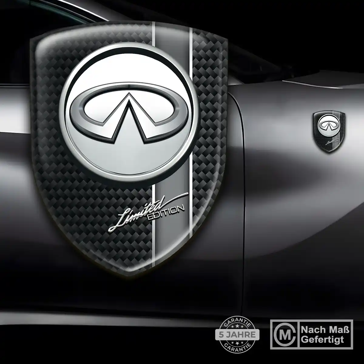 Infiniti 3D Gel Aufkleber Silikon Auto Hohe Qualität