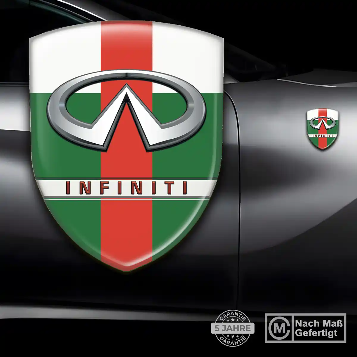 Infiniti 3D Gel Aufkleber Silikon Auto Interieurdesign
