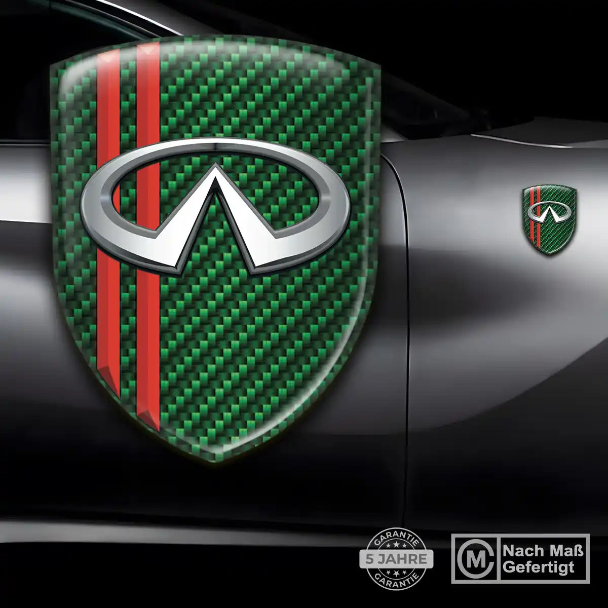 Infiniti 3D Gel Aufkleber Silikon Auto Limitierte Auflage