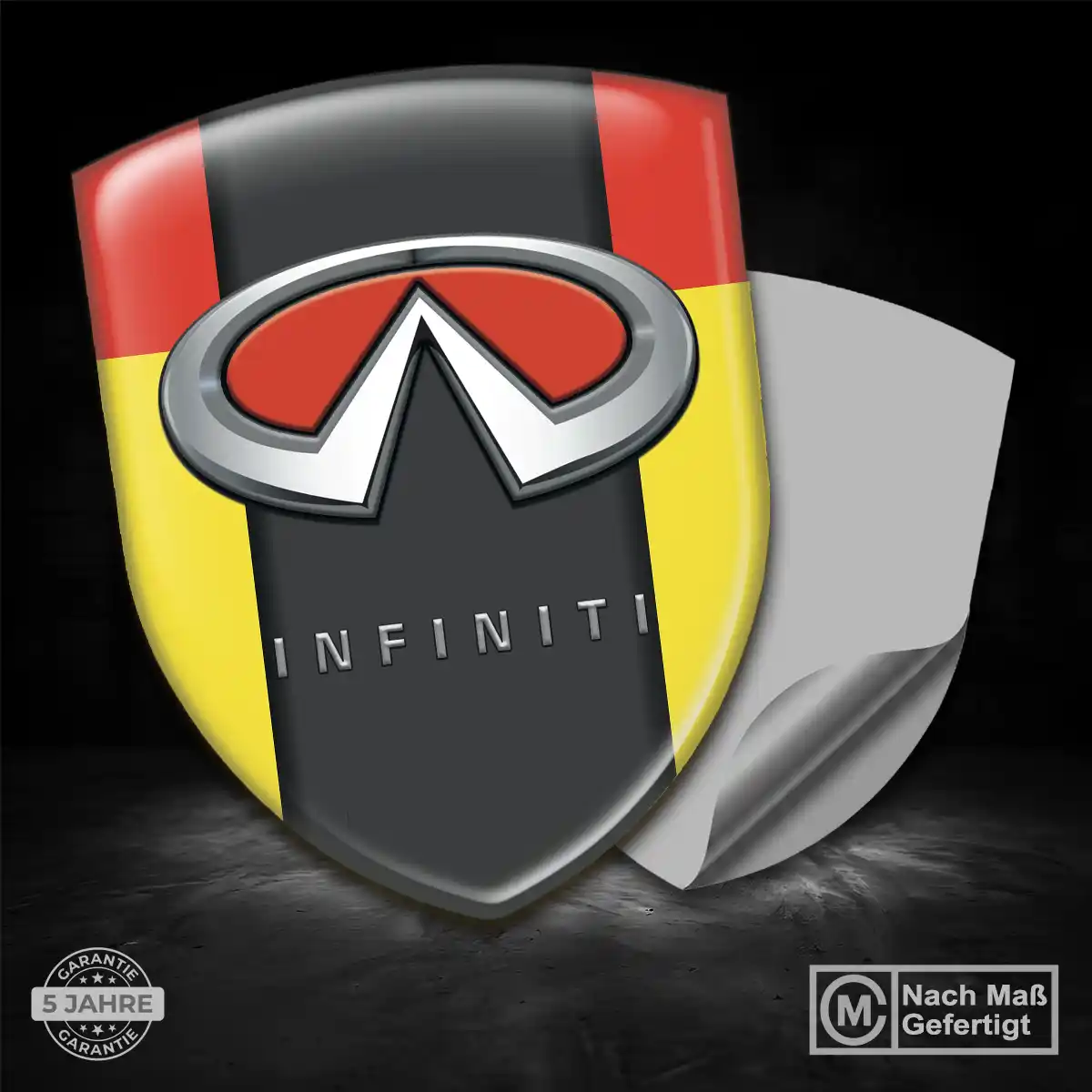 Infiniti 3D Gel Aufkleber Silikon Auto Luxus-Edition