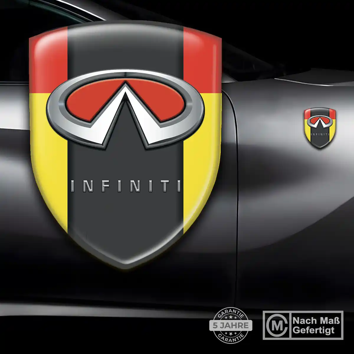 Infiniti 3D Gel Aufkleber Silikon Auto Luxus-Edition