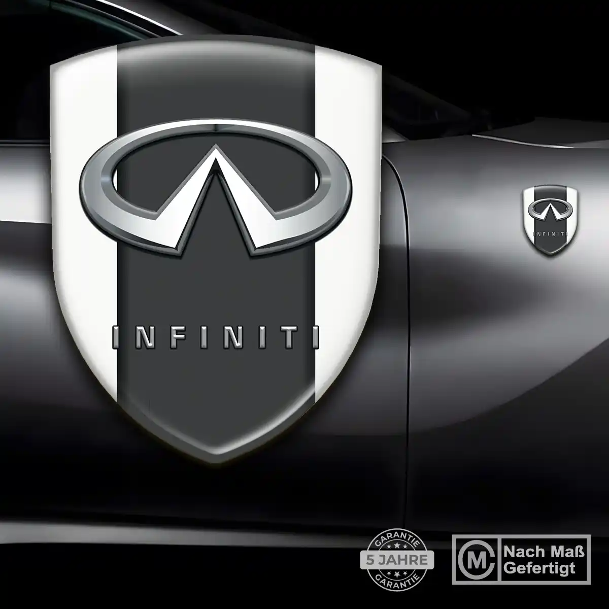 Infiniti 3D Gel Aufkleber Silikon Auto Premium-Edition