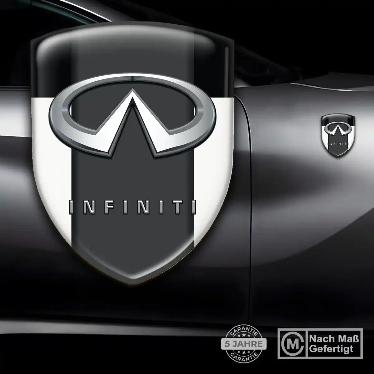 Infiniti 3D Gel Aufkleber Silikon Überzeugende Qualität