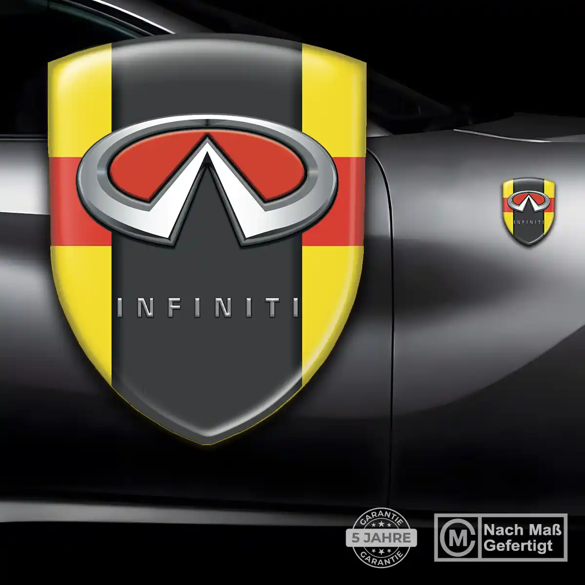Infiniti 3D Gel Aufkleber Silikon Exterieurdesign