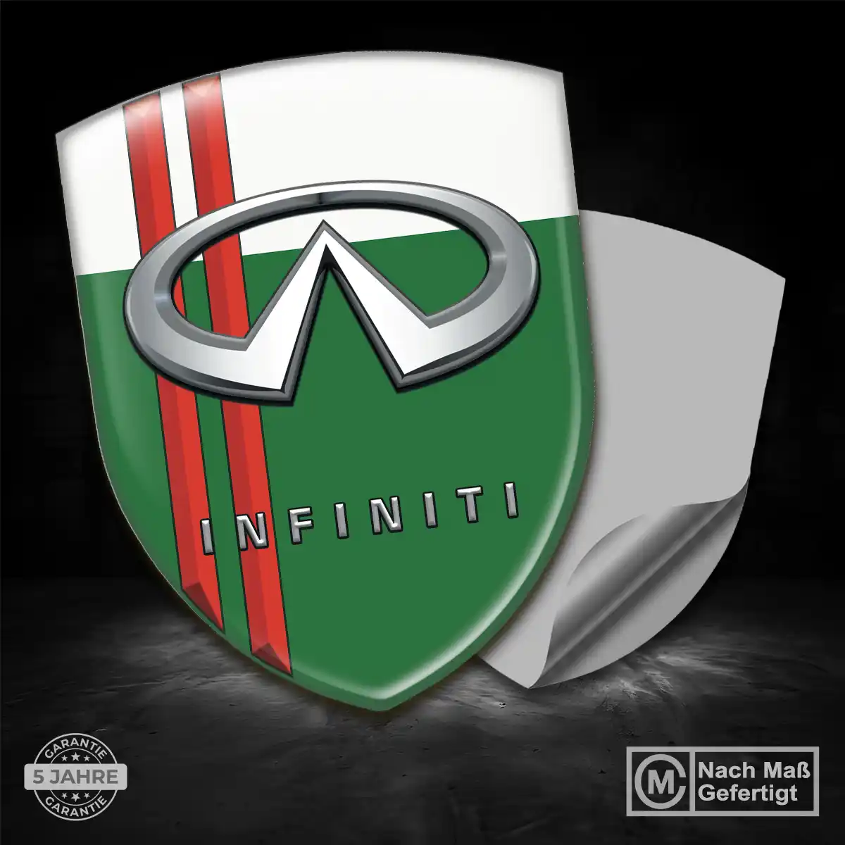 Infiniti 3D Gel Aufkleber Silikon Höchste Qualität