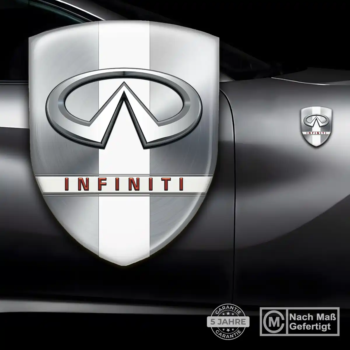 Infiniti 3D Gel Aufkleber Silikon Limitierte Auflage