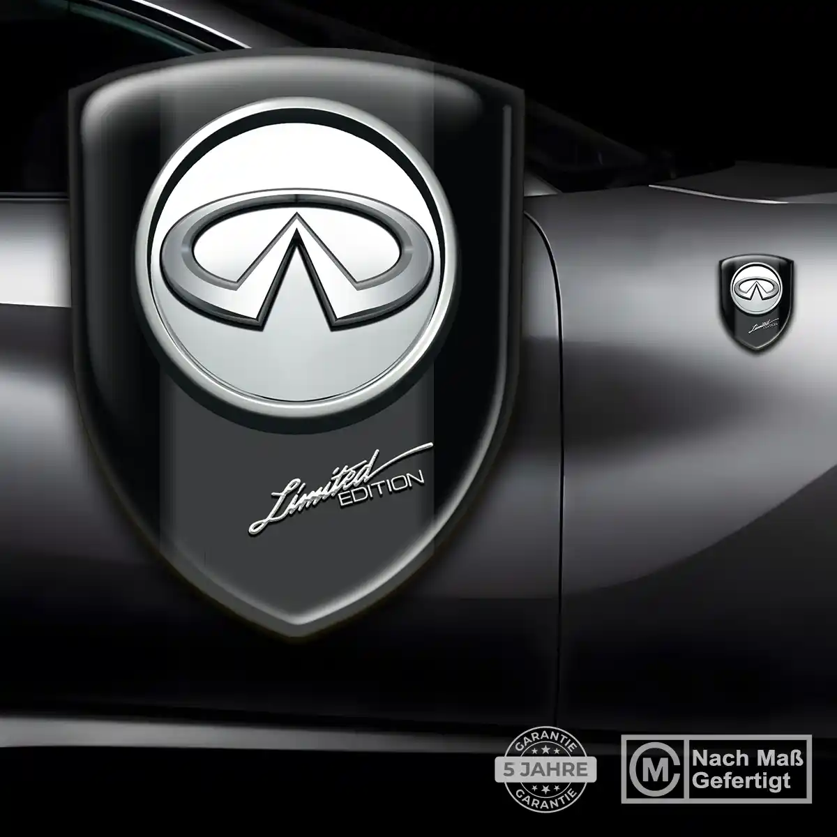 Infiniti 3D Gel Aufkleber Silikon Luxus-Edition