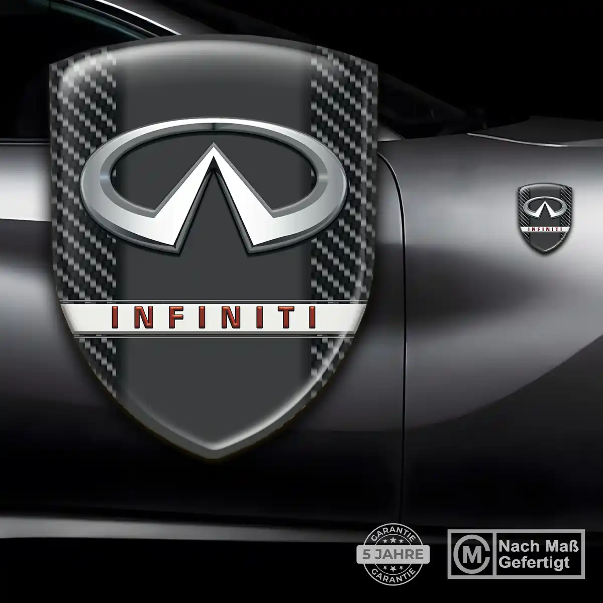 Infiniti 3D Gel Aufkleber Silikon Premium-Edition