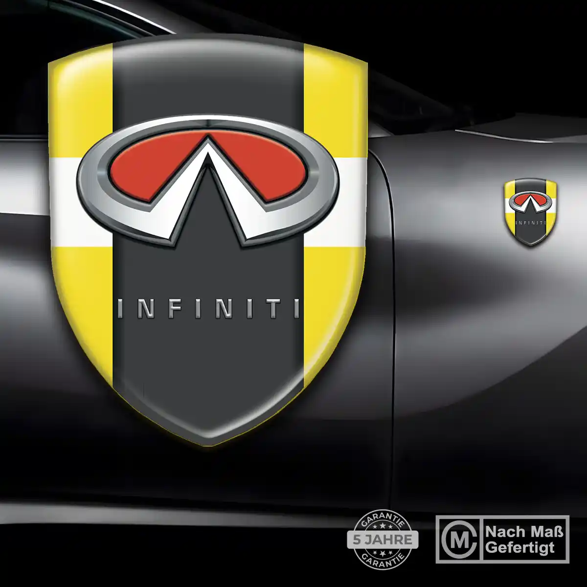 Infiniti 3D Gel Aufkleber Silikon Spitzenqualität