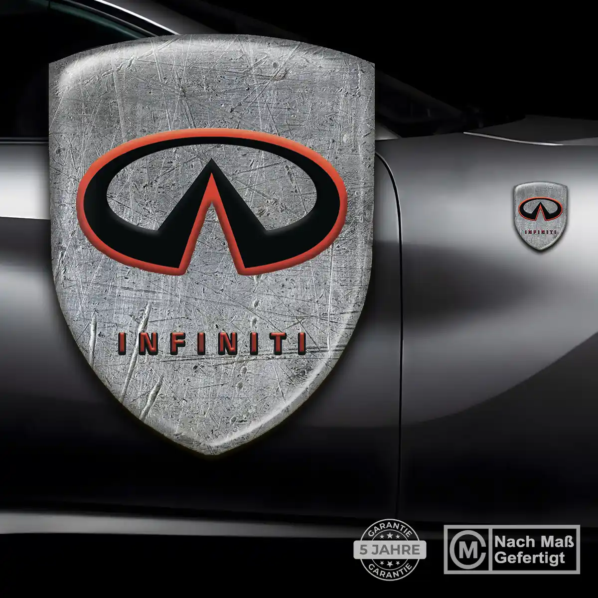 Infiniti 3D Gel Aufkleber Tuningfahrzeug
