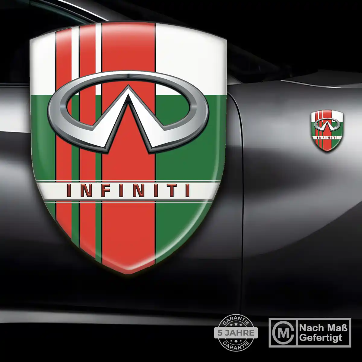 Infiniti 3D Gel Aufkleber Wappen Auto Exterieurdesign