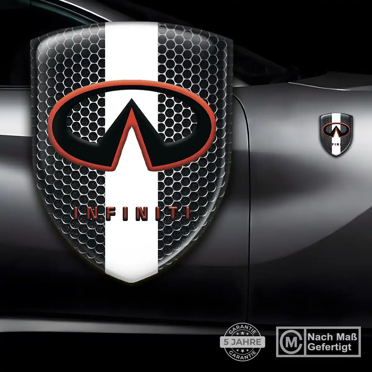 Infiniti 3D Gel Aufkleber Wappen Auto Luxus-Edition