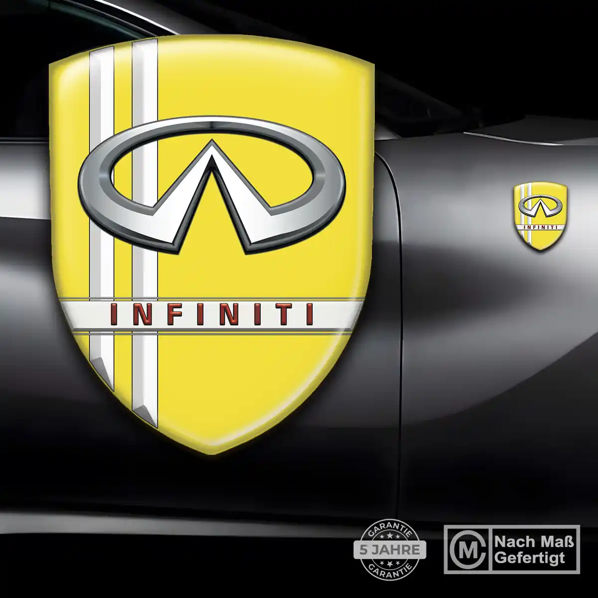 Infiniti 3D Gel Aufkleber Wappen Auto Spitzenqualität