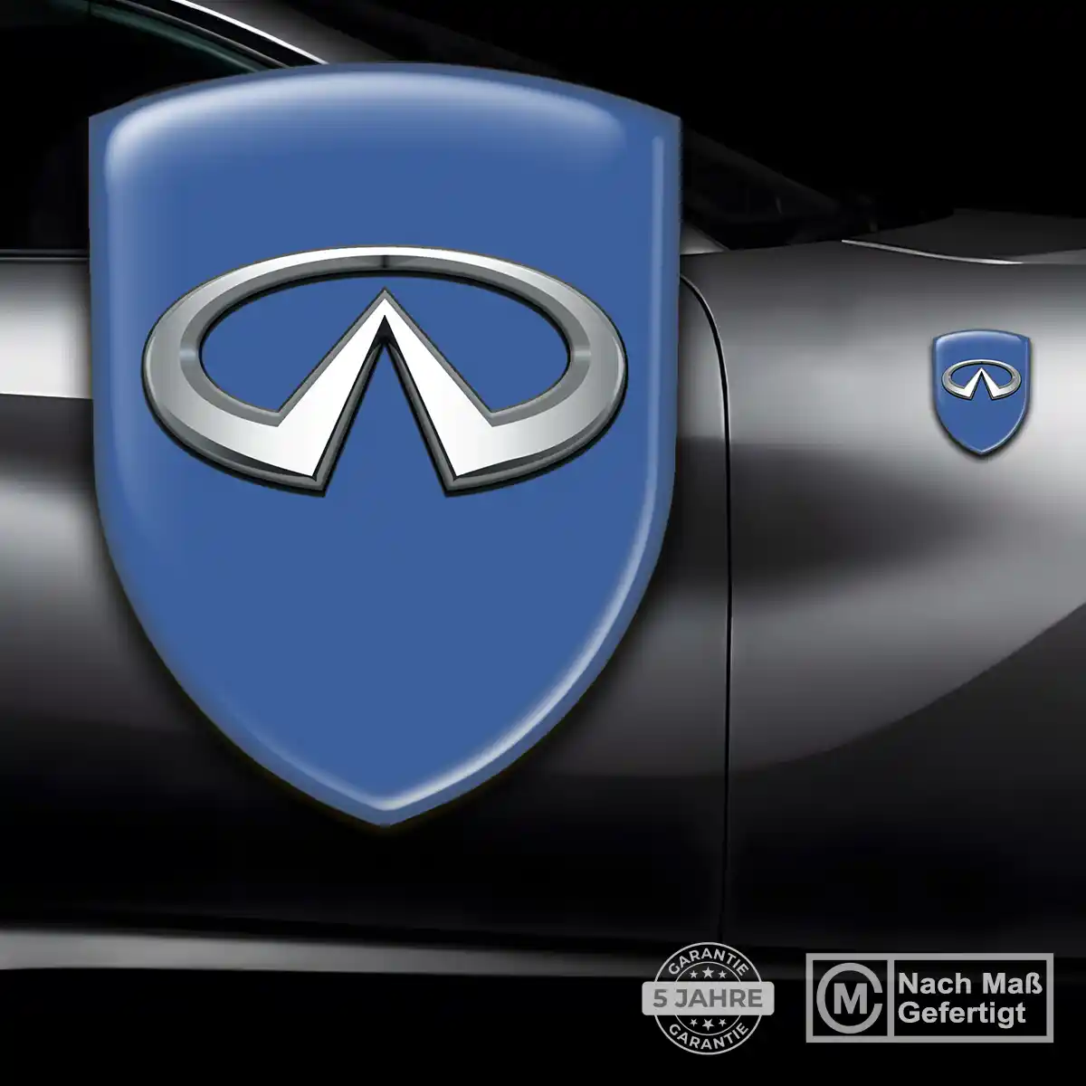 Infiniti 3D Gel Aufkleber Wappen Exterieurdesign