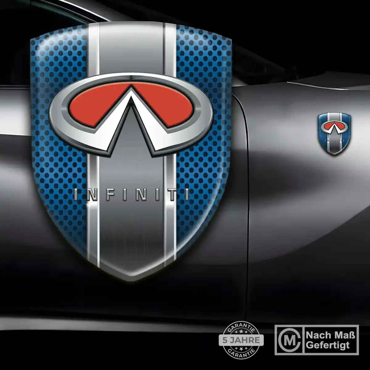Infiniti Aufkleber 3D Gel Emblem Anspruchsvolles Design