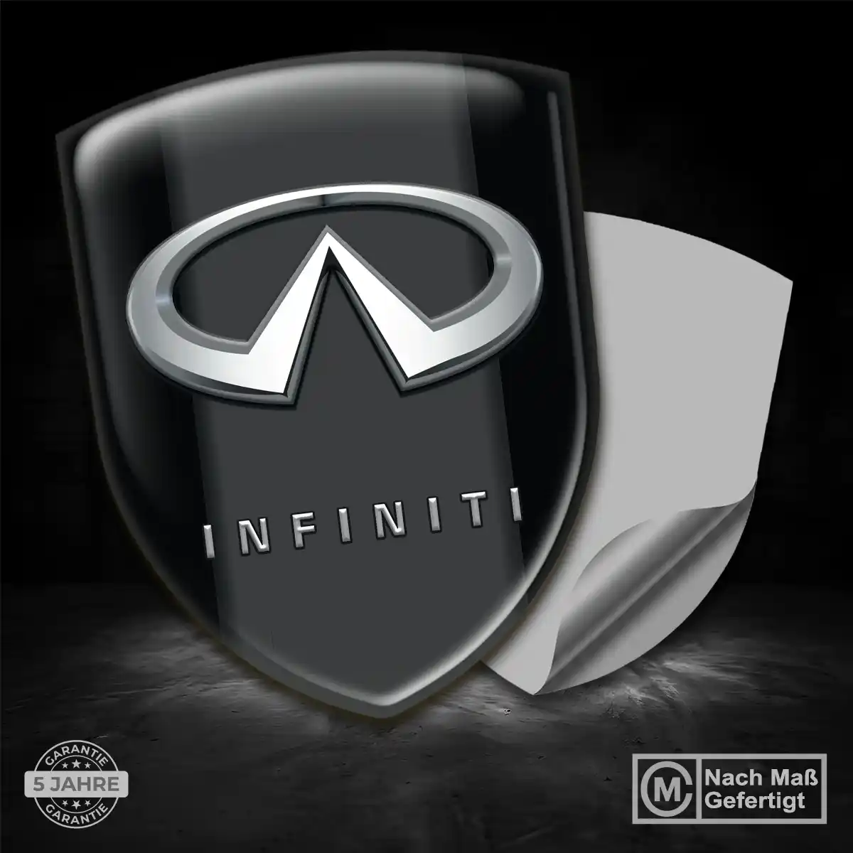 Infiniti Aufkleber 3D Gel Emblem Ausdrucksstarkes Design