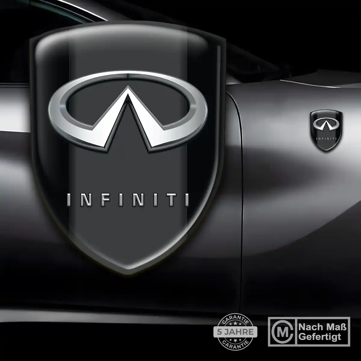 Infiniti Aufkleber 3D Gel Emblem Ausdrucksstarkes Design
