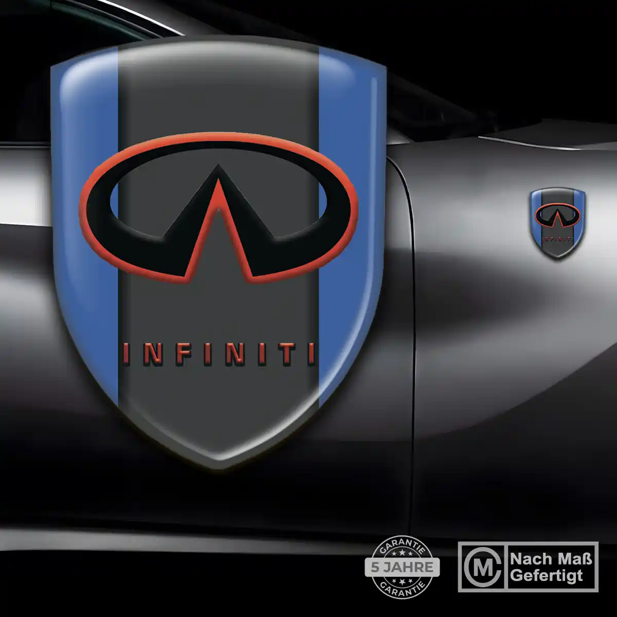 Infiniti Aufkleber 3D Gel Emblem Auto Edles Design