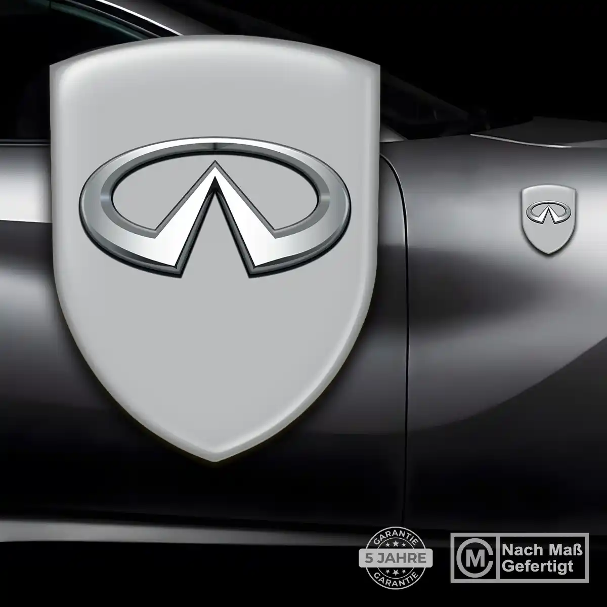 Infiniti Aufkleber 3D Gel Emblem Auto Elegantes Design
