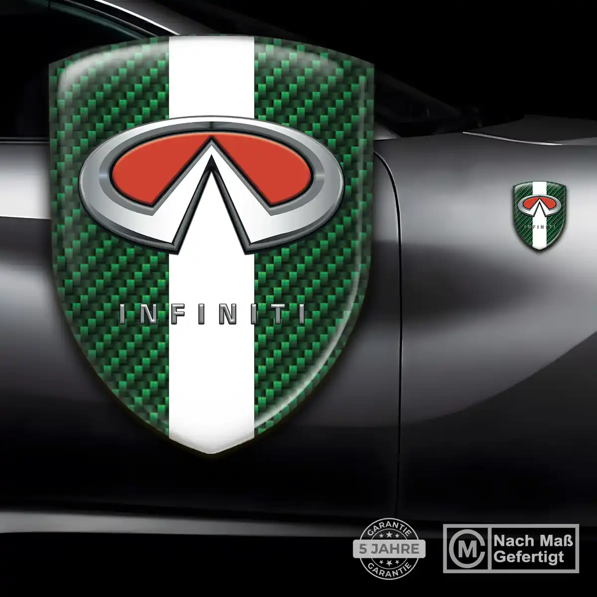 Infiniti Aufkleber 3D Gel Emblem Auto Erstklassige Qualität