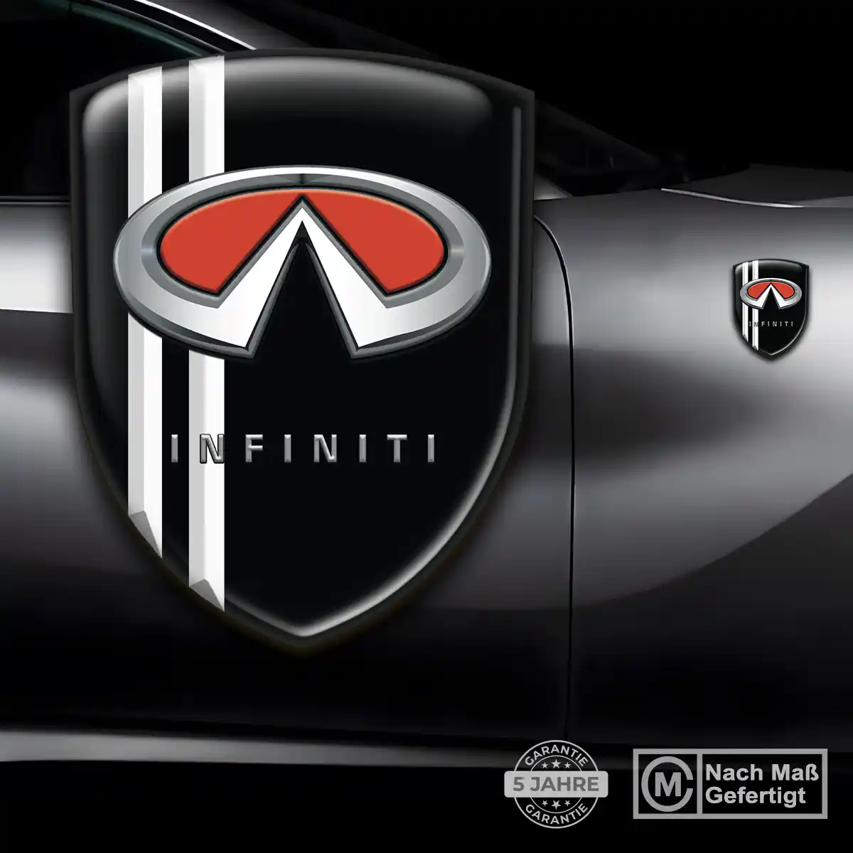 Infiniti Aufkleber 3D Gel Emblem Auto Hohe Qualität