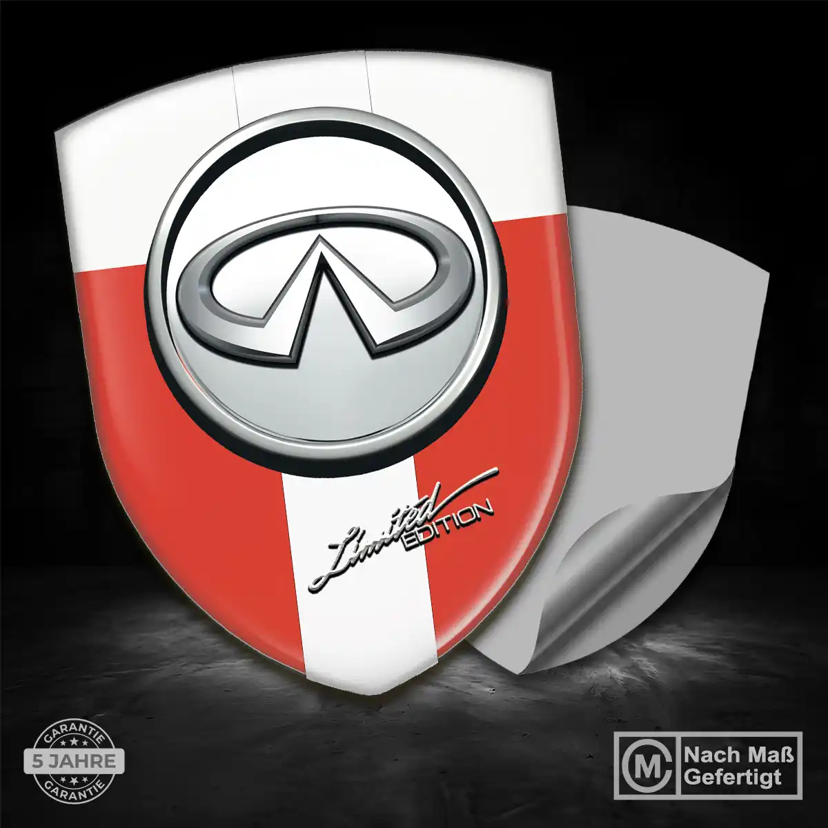Infiniti Aufkleber 3D Gel Emblem Auto Luxus-Edition