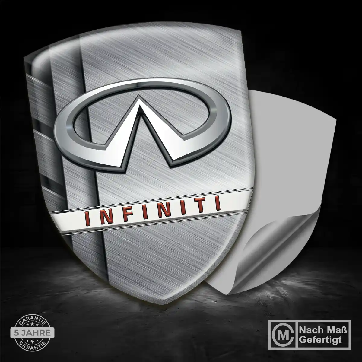 Infiniti Aufkleber 3D Gel Emblem Auto Modernes Design