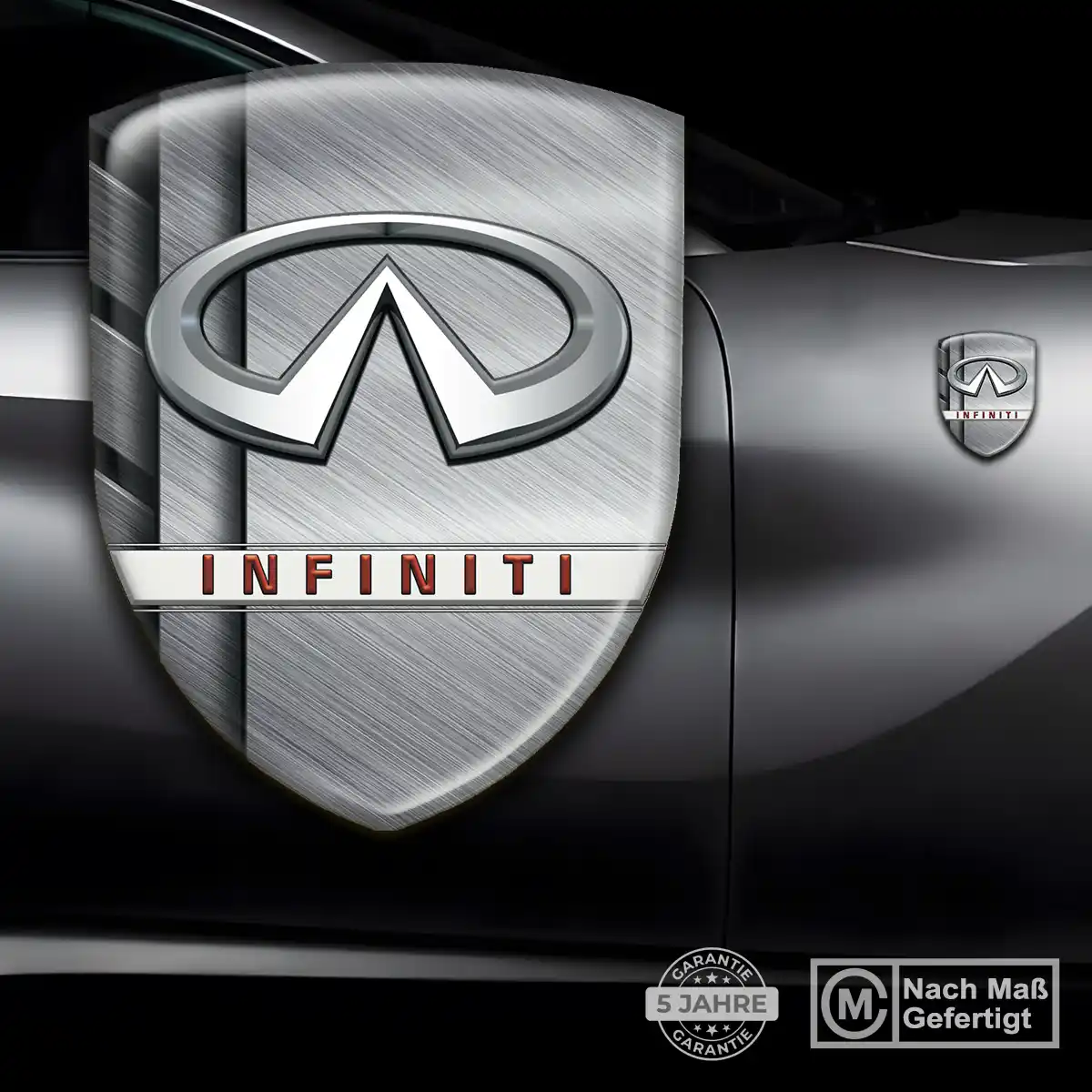 Infiniti Aufkleber 3D Gel Emblem Auto Modernes Design
