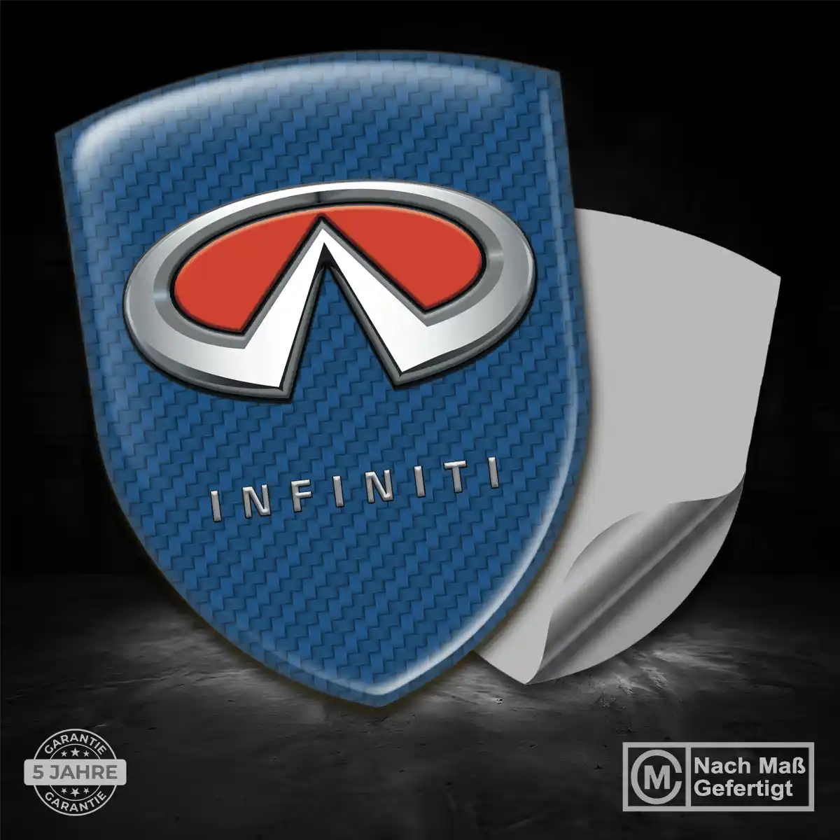 Infiniti Aufkleber 3D Gel Emblem Auto Premium-Edition