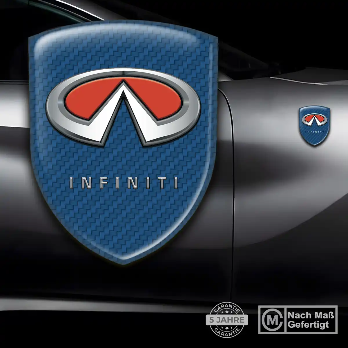 Infiniti Aufkleber 3D Gel Emblem Auto Premium-Edition