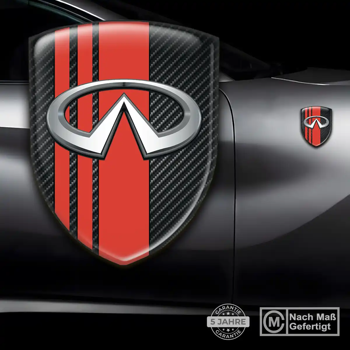 Infiniti Aufkleber 3D Gel Emblem Auto Spitzenqualität