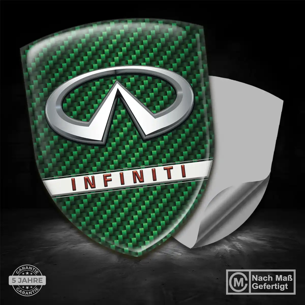 Infiniti Aufkleber 3D Gel Emblem Erstklassige Qualität