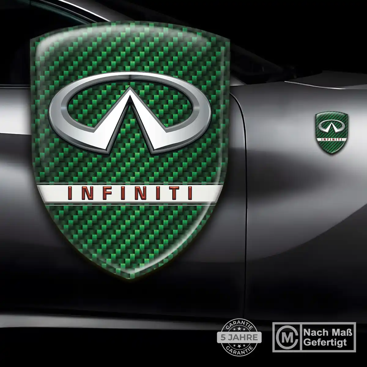 Infiniti Aufkleber 3D Gel Emblem Erstklassige Qualität