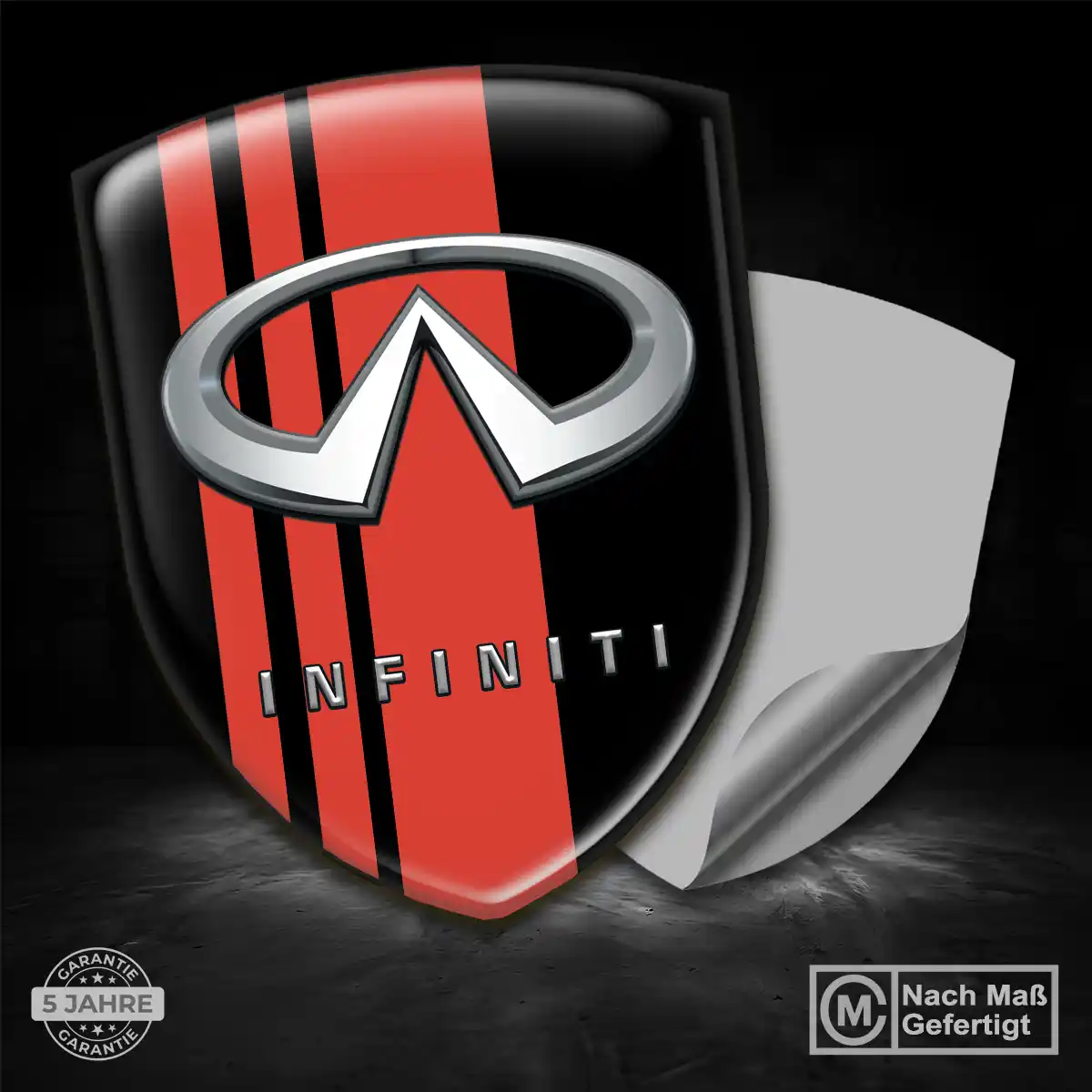 Infiniti Aufkleber 3D Gel Emblem Hohe Qualität