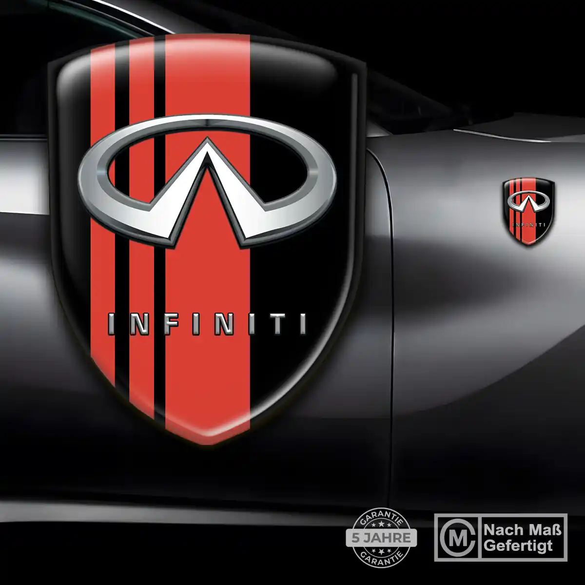 Infiniti Aufkleber 3D Gel Emblem Hohe Qualität