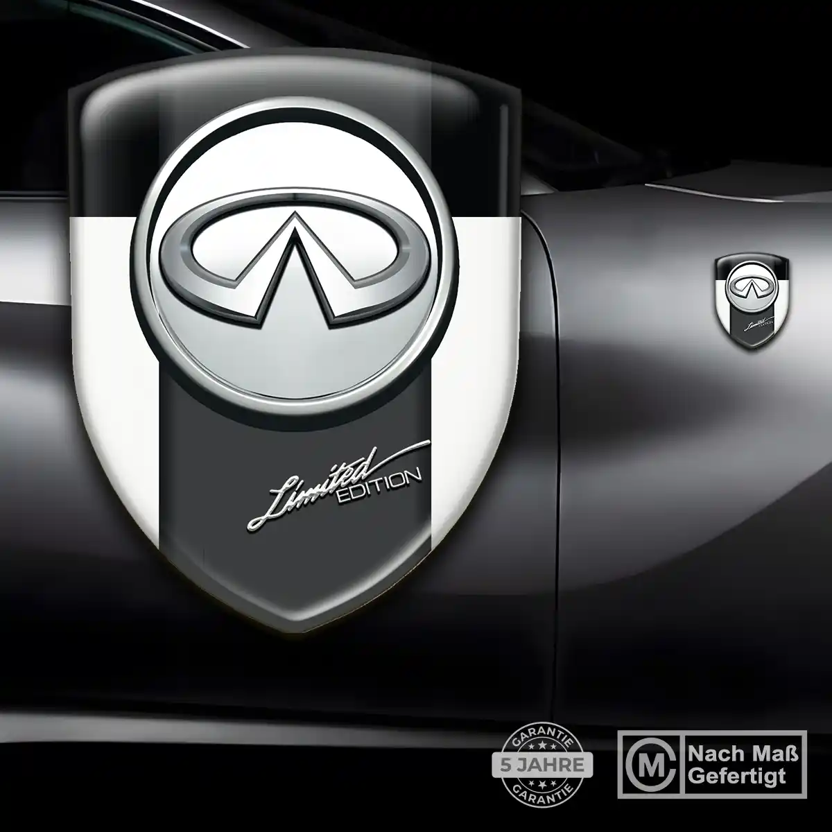 Infiniti Aufkleber 3D Gel Emblem Interieurdesign