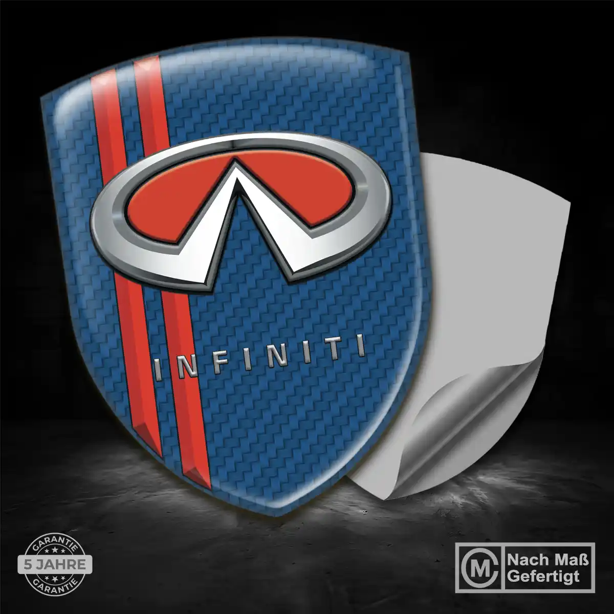 Infiniti Aufkleber 3D Gel Emblem Luxus-Edition