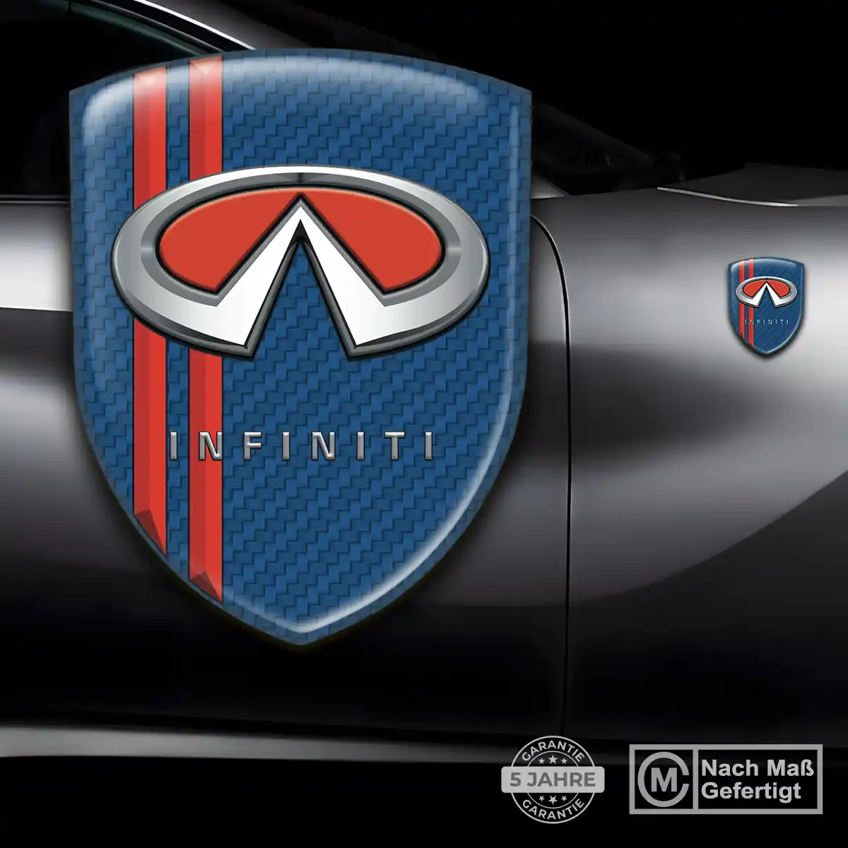Infiniti Aufkleber 3D Gel Emblem Luxus-Edition