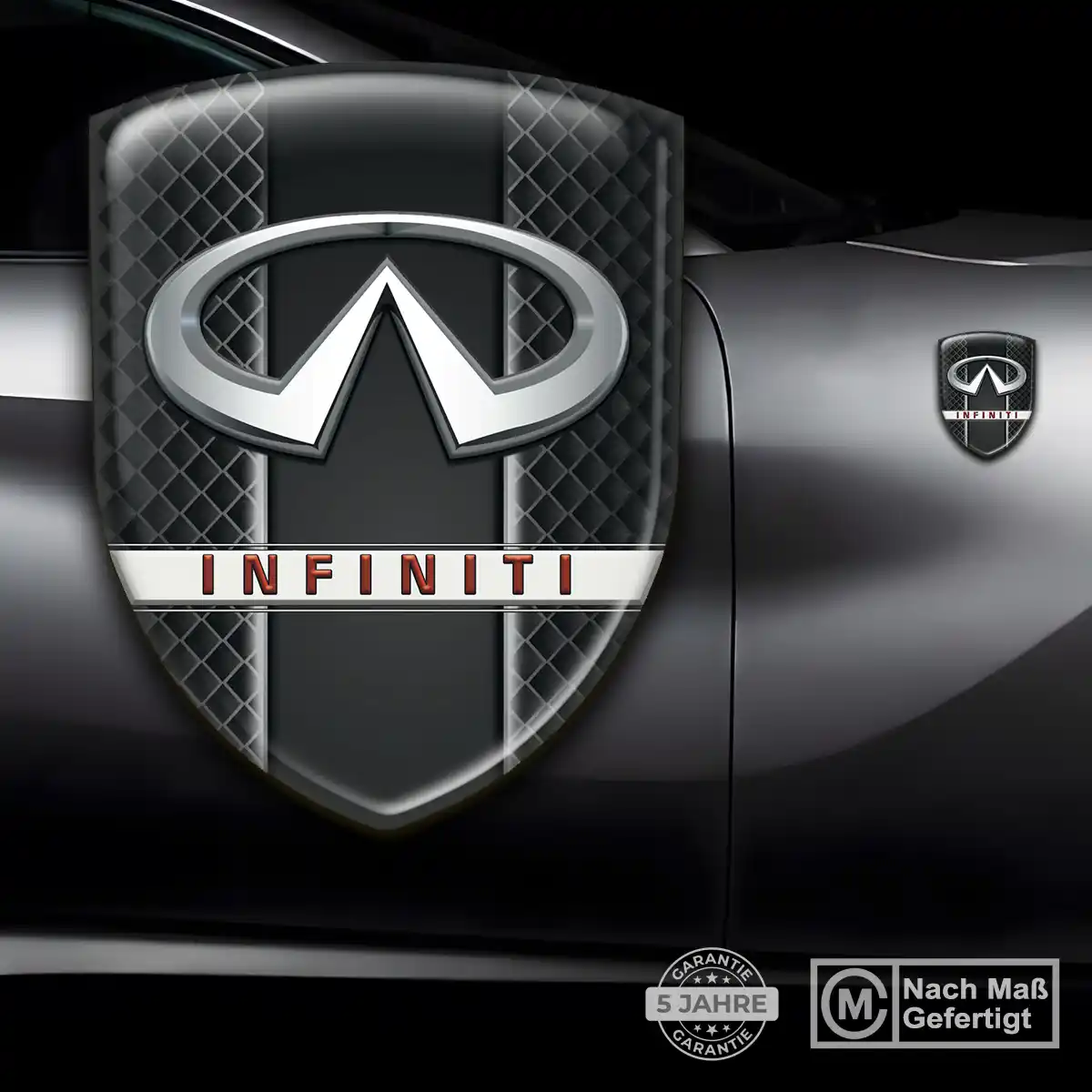 Infiniti Aufkleber 3D Gel Emblem Premium-Edition