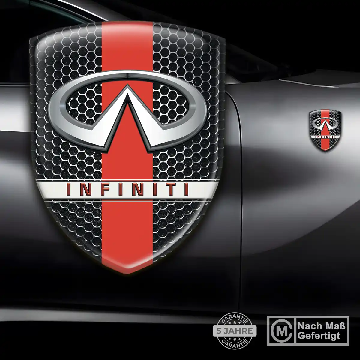 Infiniti Aufkleber 3D Gel Emblem Spitzenqualität