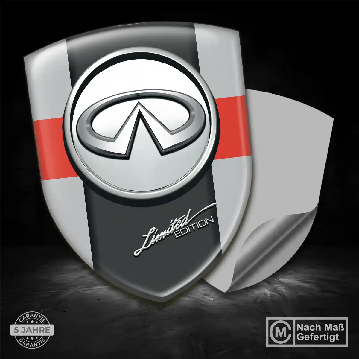 Infiniti Aufkleber 3D Gel Emblem Tuningfahrzeug