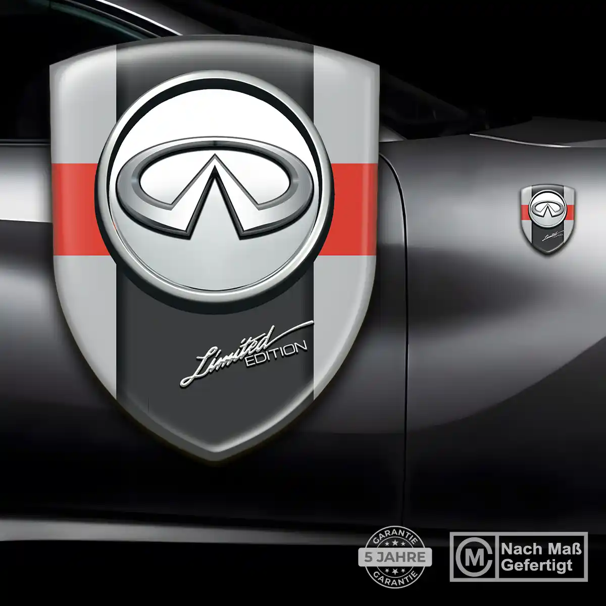 Infiniti Aufkleber 3D Gel Emblem Tuningfahrzeug