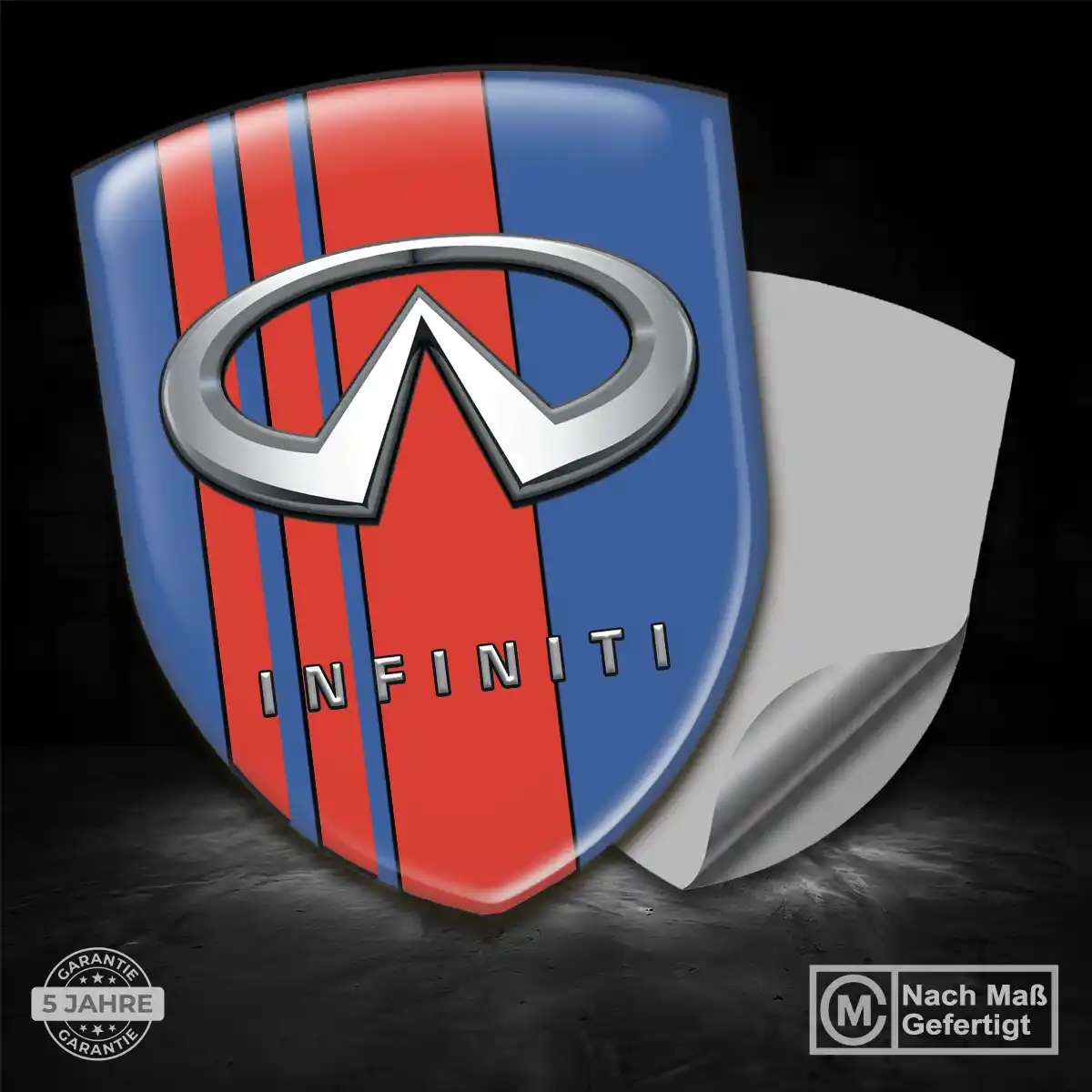 Infiniti Aufkleber 3D Gel Embleme Auto Elegantes Design