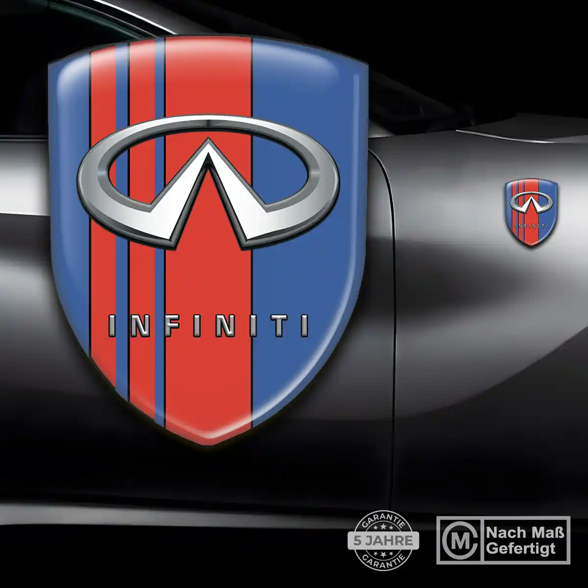 Infiniti Aufkleber 3D Gel Embleme Auto Elegantes Design