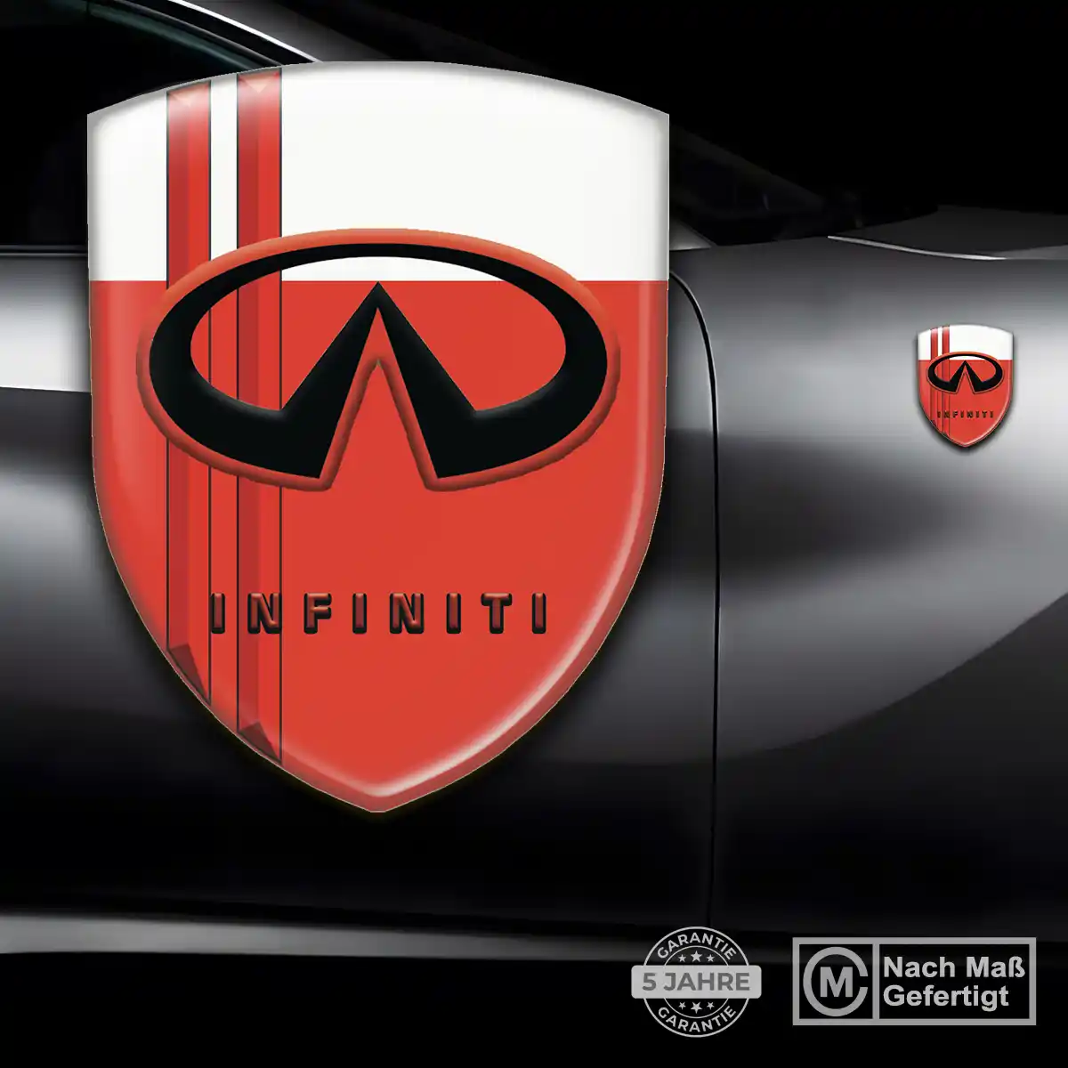 Infiniti Aufkleber 3D Gel Embleme Auto Exterieurdesign